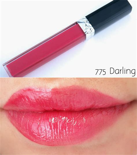 Dior Darling (775) Rouge Brilliant Lipgloss Review.